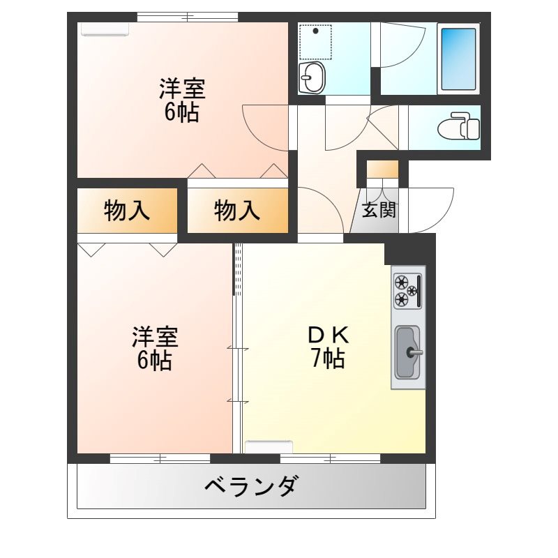 ピソ・デ・ニーニョス 間取り図