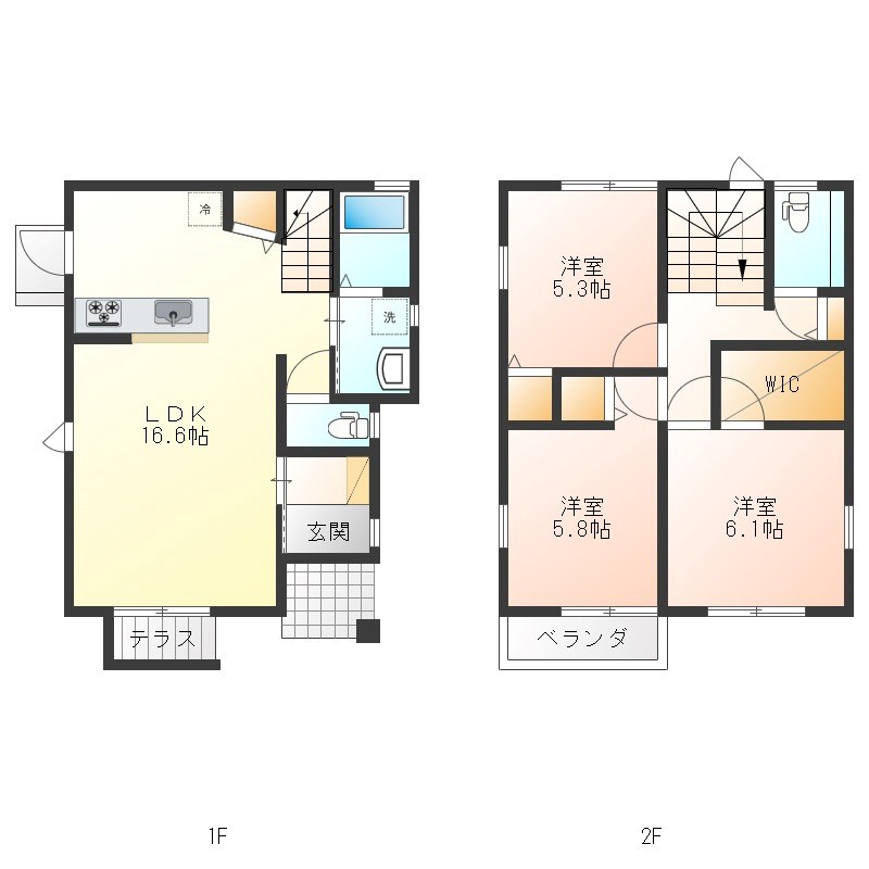 ブリーズヴェール  間取り図