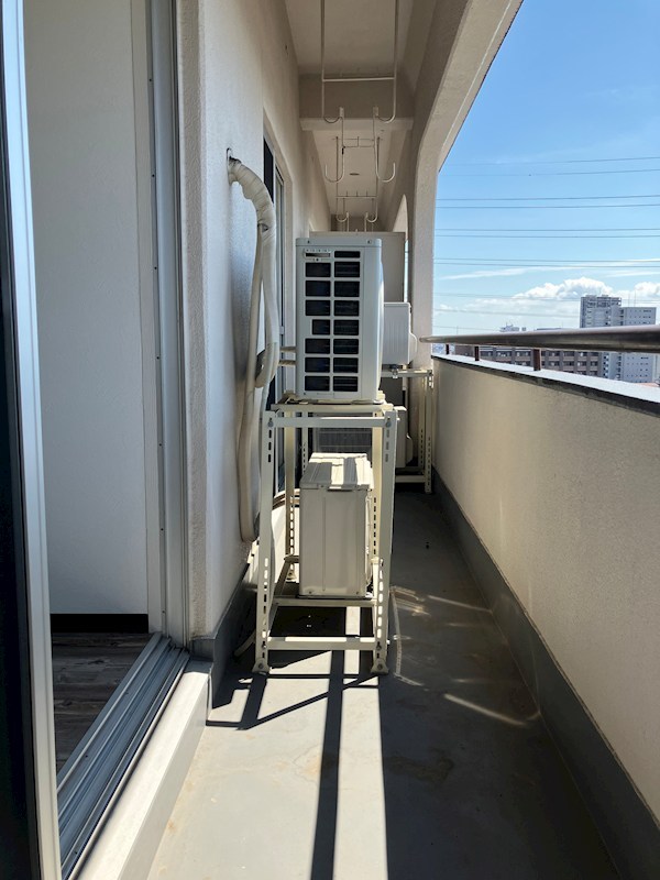 ひがしレジデンス ベランダ