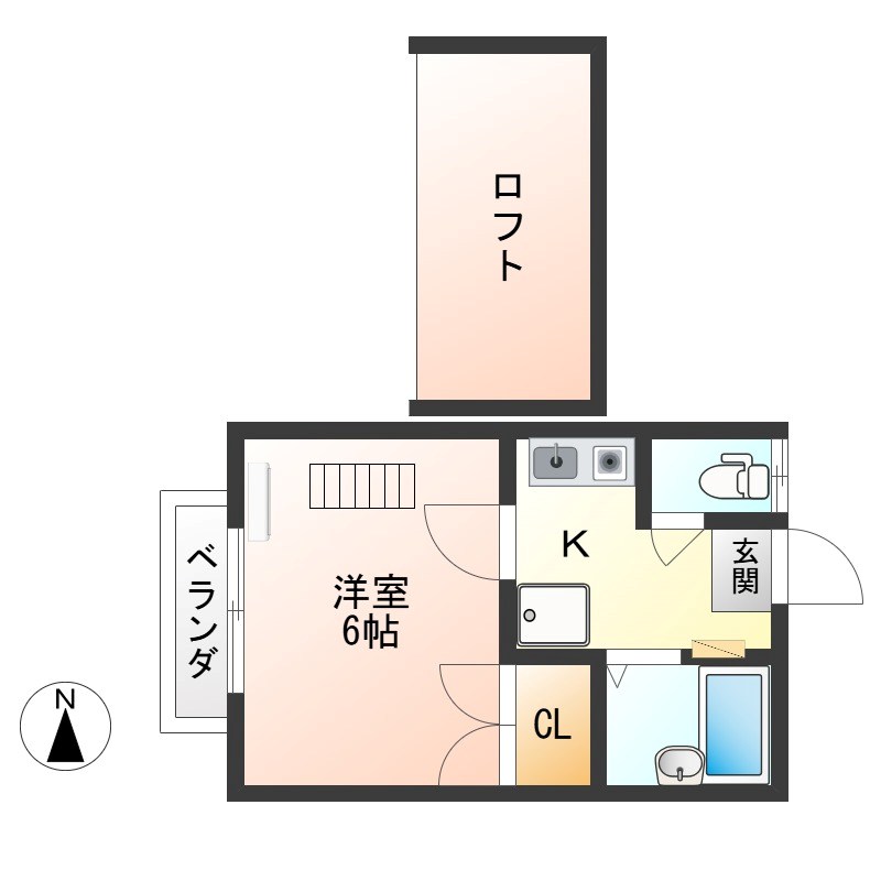 ネクステージ西川田第5 間取り図
