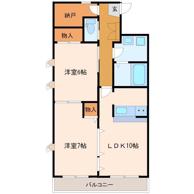 優泰佳ガーデンコート 間取り図