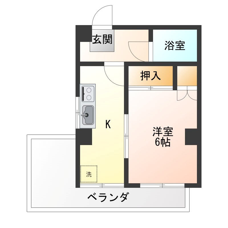 宇都宮ハイツ 間取り