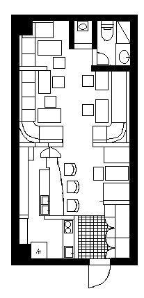 イーライーストビル 301号室 間取り