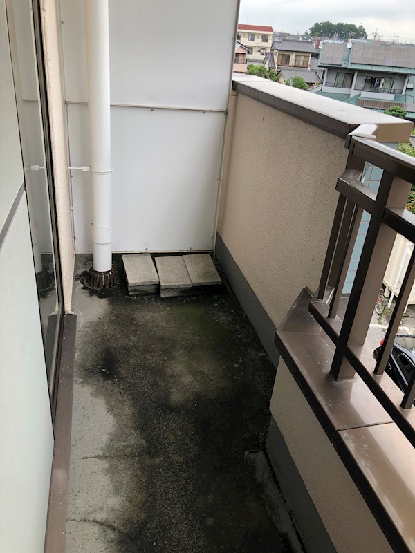 コーポ山隆 ベランダ
