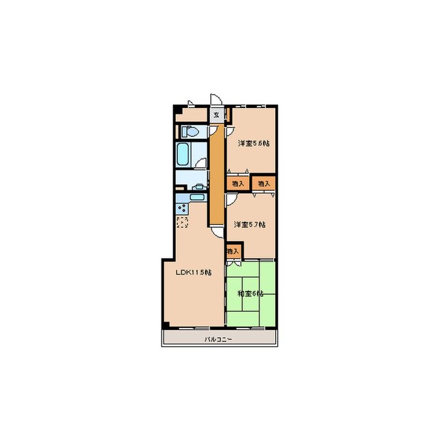 ケルムスコットコート 503号室 間取り