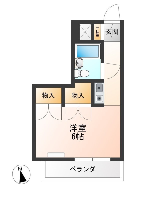 エトワール宇都宮第５ 510号室 間取り