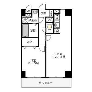 satie今泉 701号室 間取り