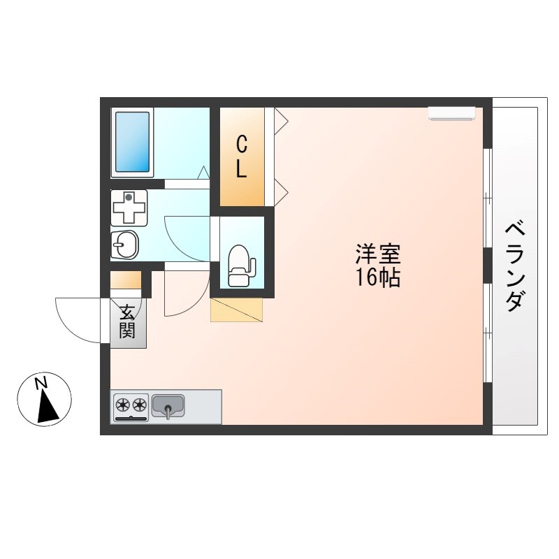 ROSE EAST 間取り図