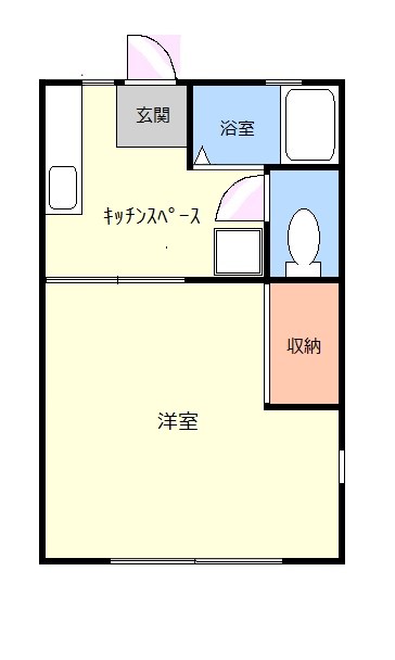 ハイツクレストコート 101号室 間取り