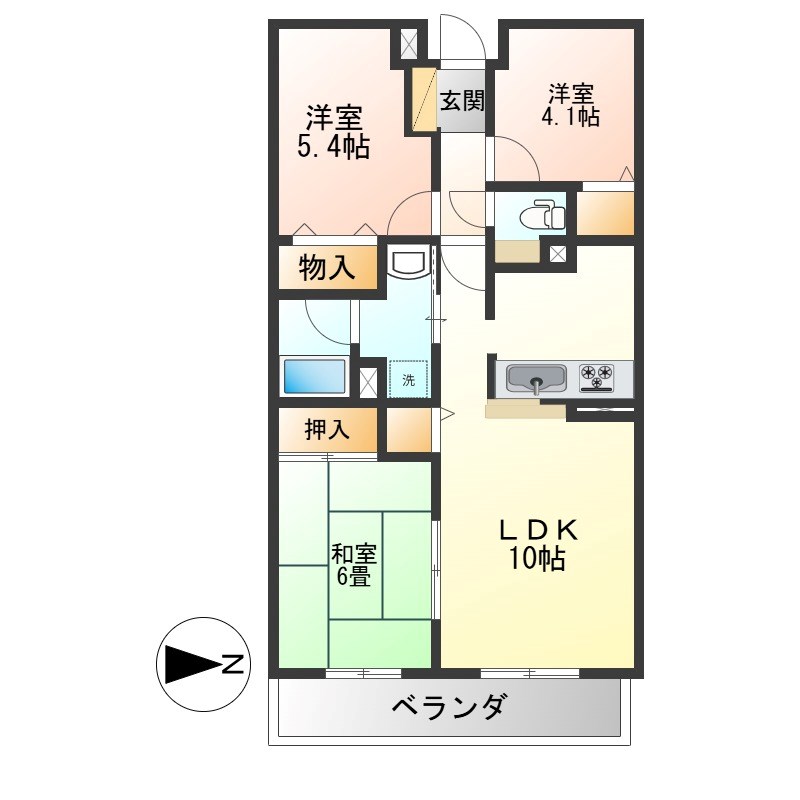 グランドアーバン 間取り図