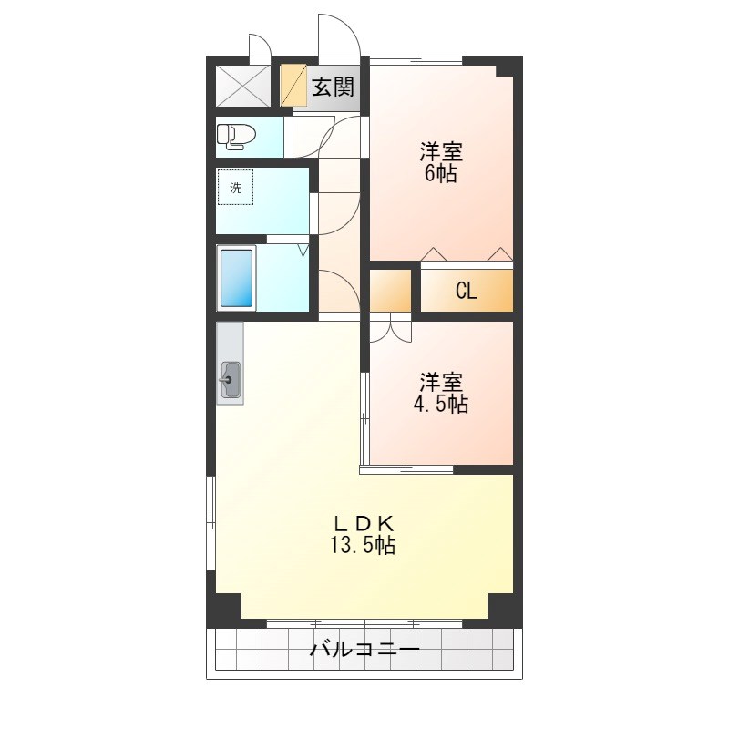 ラ・フレーズ 間取り図