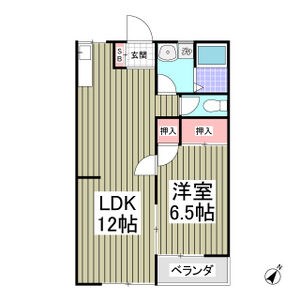 ファミールハイツB 205号室 間取り