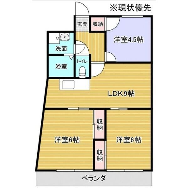 コーポブルースカイ 間取り