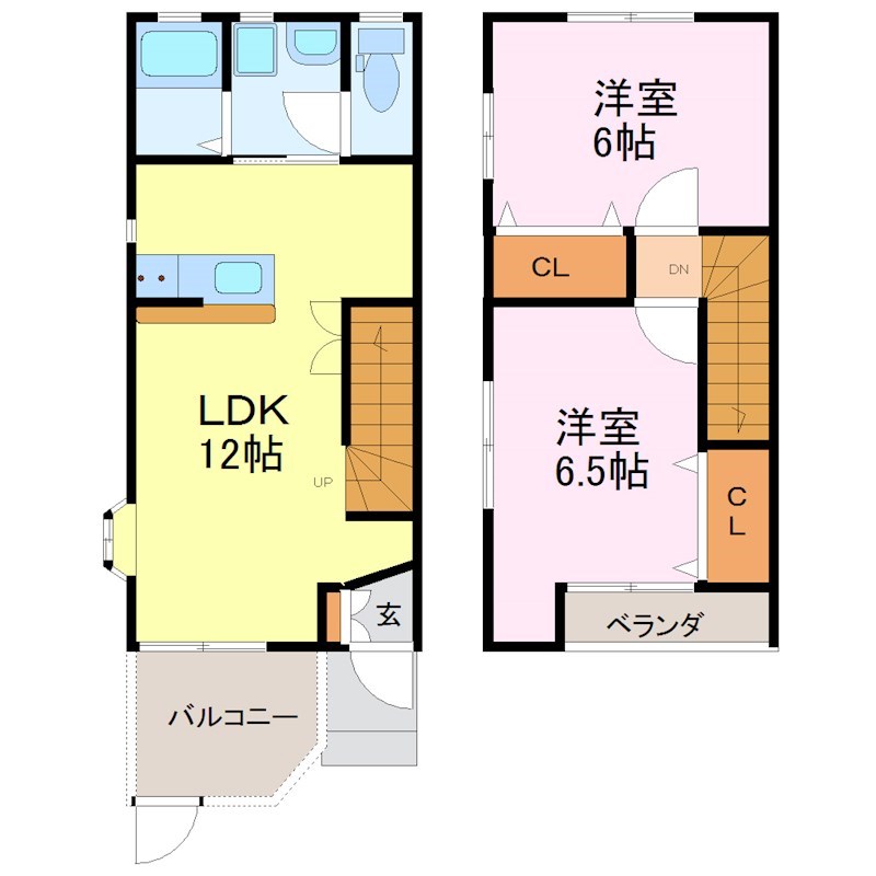 リシャールⅡ 110号室 間取り