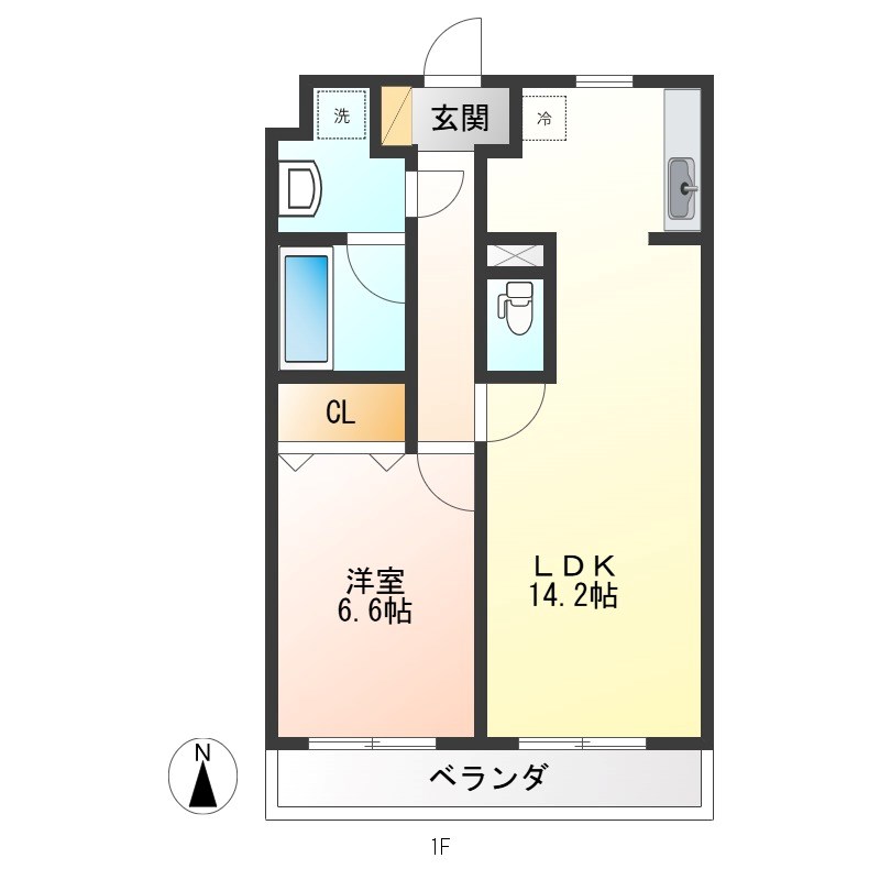 サウスヒルズ 間取り図