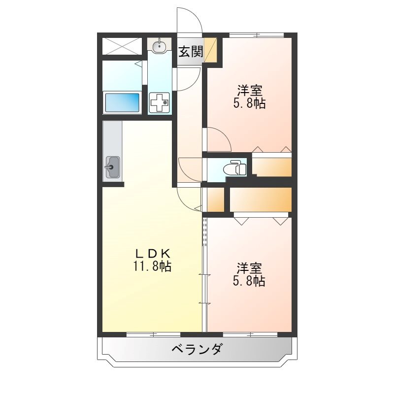 ユーミーセレッソ 間取り図