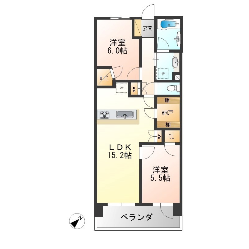 センチュリー宇都宮弐番館 間取り