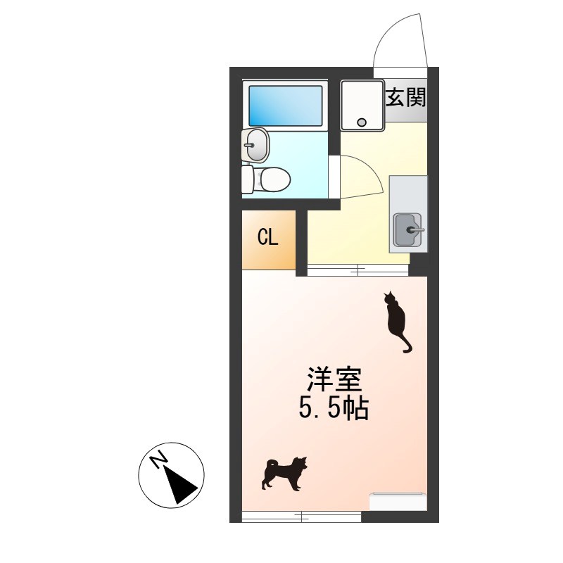 津田ハイツⅡ 間取り