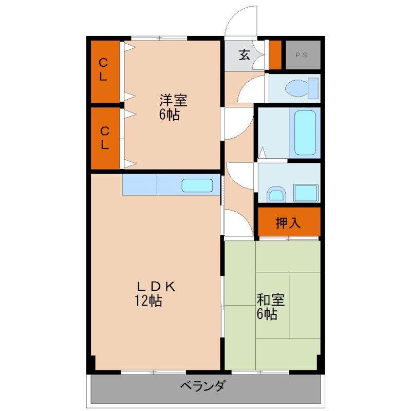 ベルヤナゼ 306号室 間取り