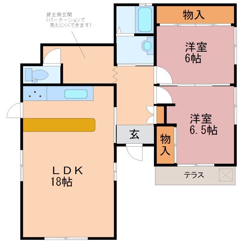 MAEDAシェアハウス 間取り