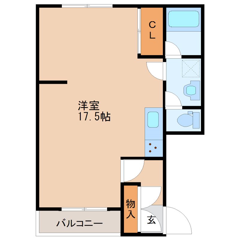 ラ・フォンテーヌ 202号室 間取り