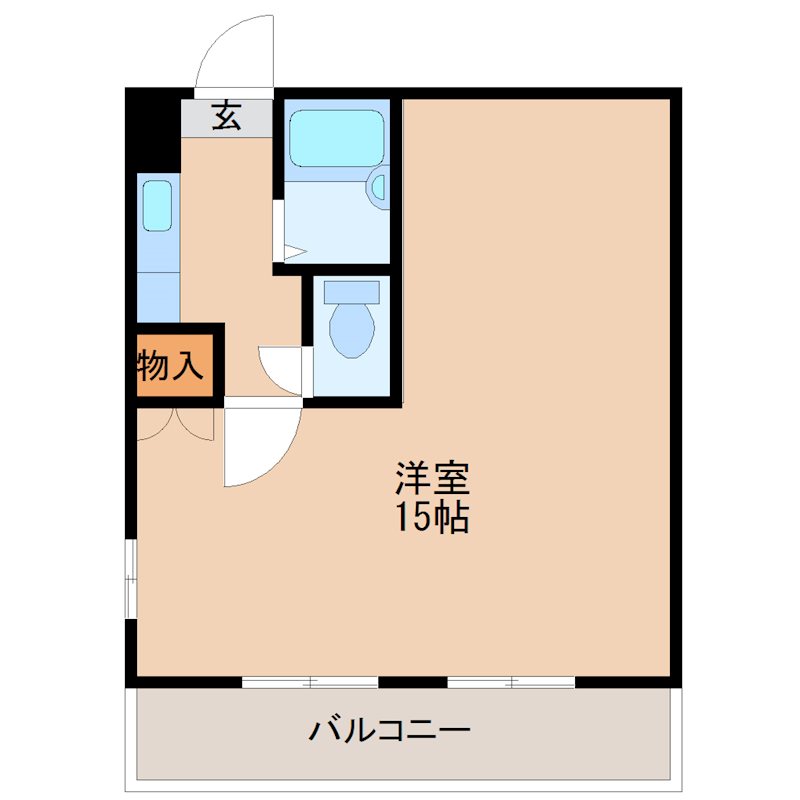 グランディ簗瀬 501号室 間取り