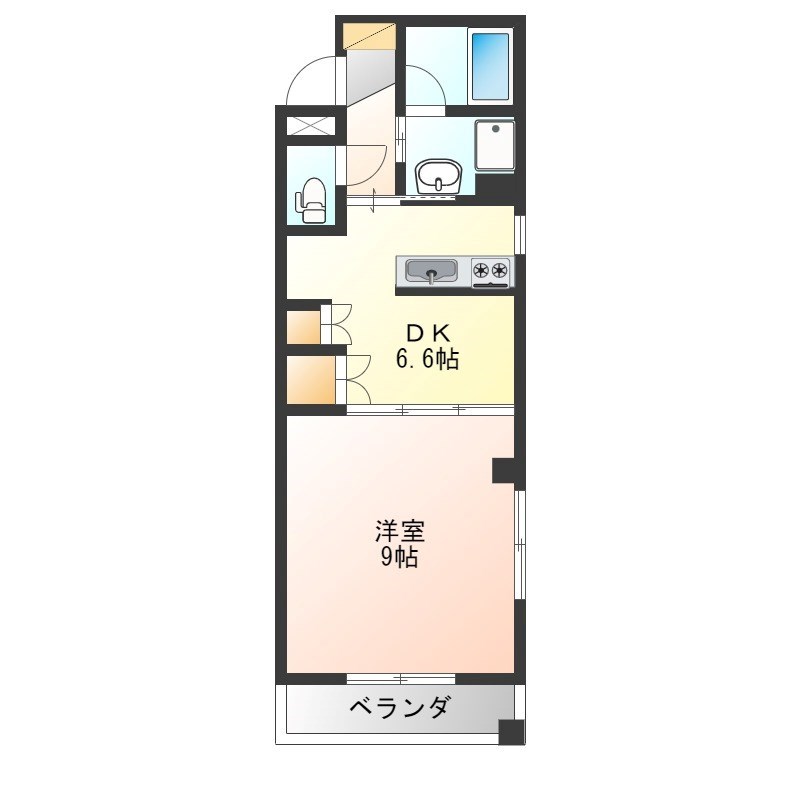 K&rsquo;sヴィレッジ 601号室 間取り