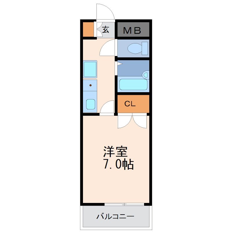 パークハウスオンワード 602号室 間取り