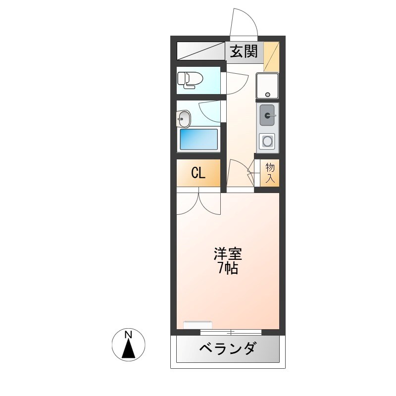 パークハウスオンワード 602号室 間取り
