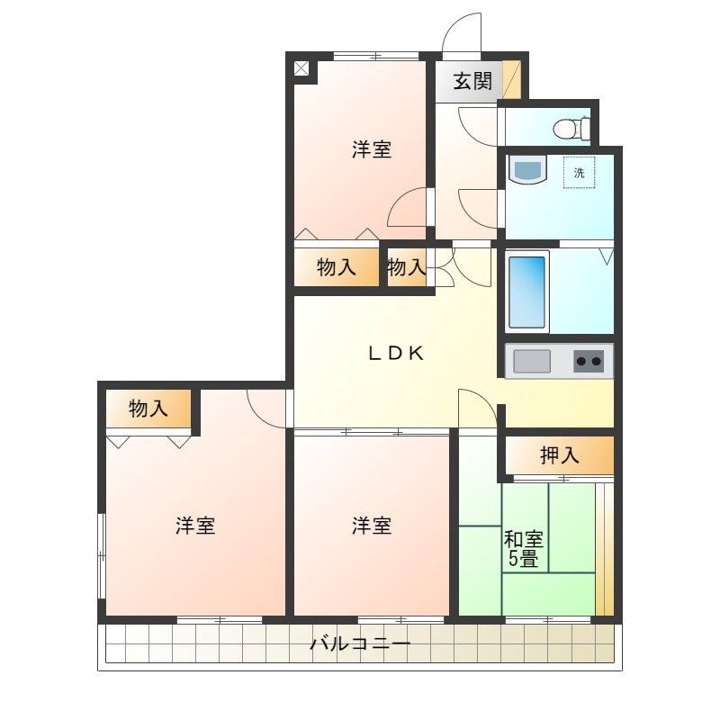 BBアペックス   301号室 間取り