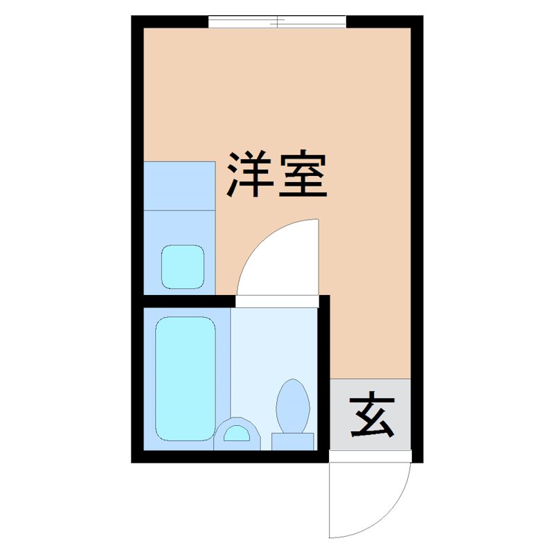 伸晃ハイツ 502号室 間取り