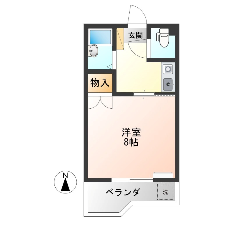 峰ヶ丘ハイツ 間取り