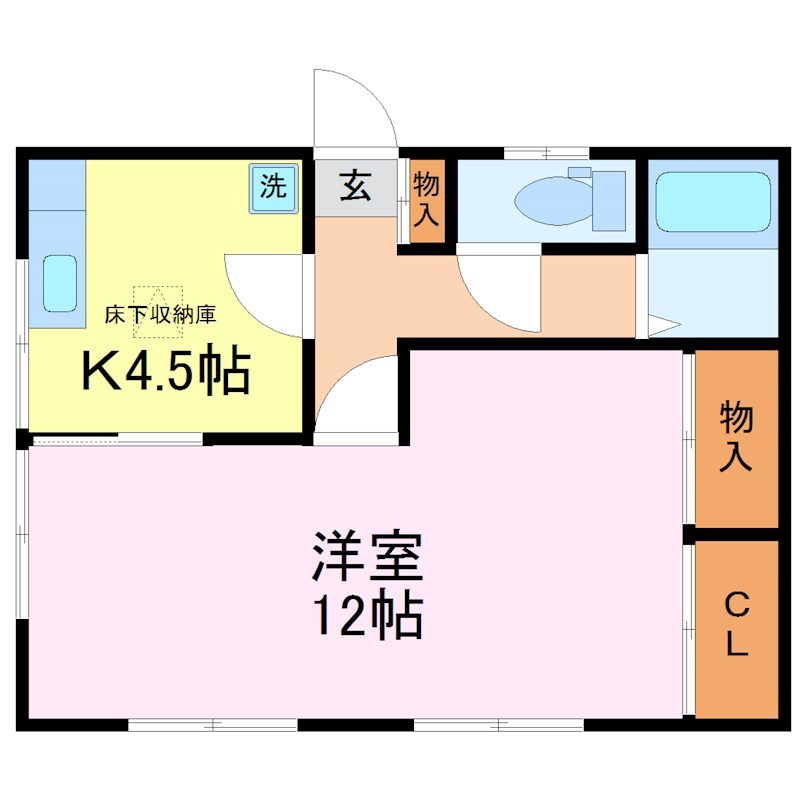 泉コーポ 102号室 間取り