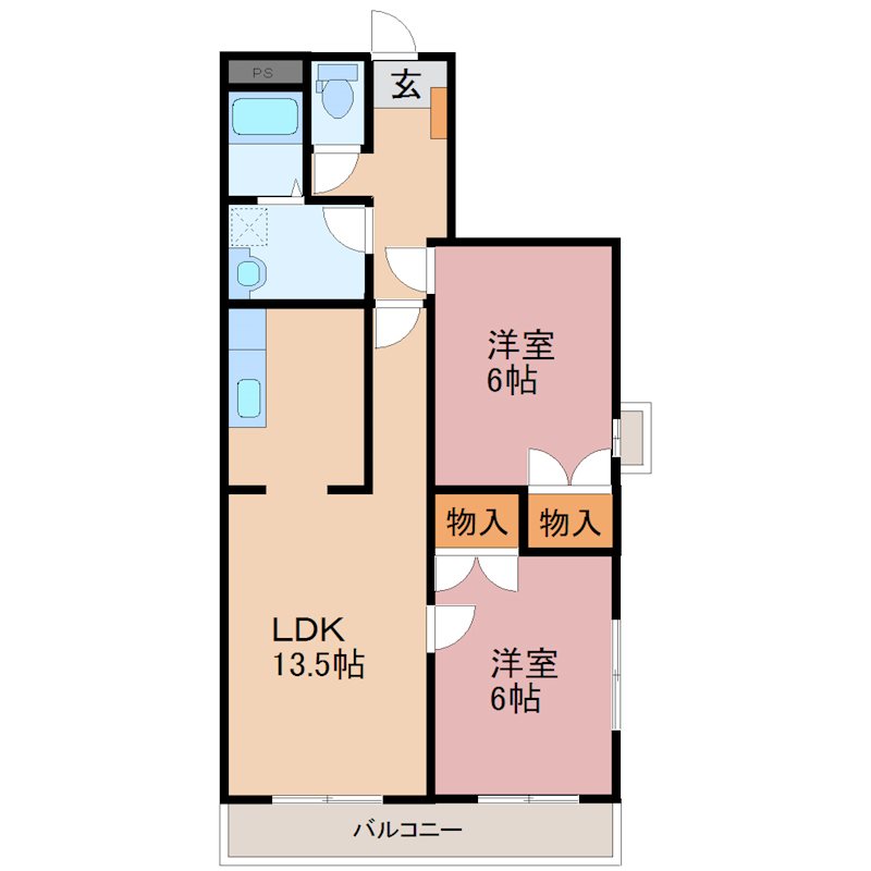 ラペシュリー 間取り図