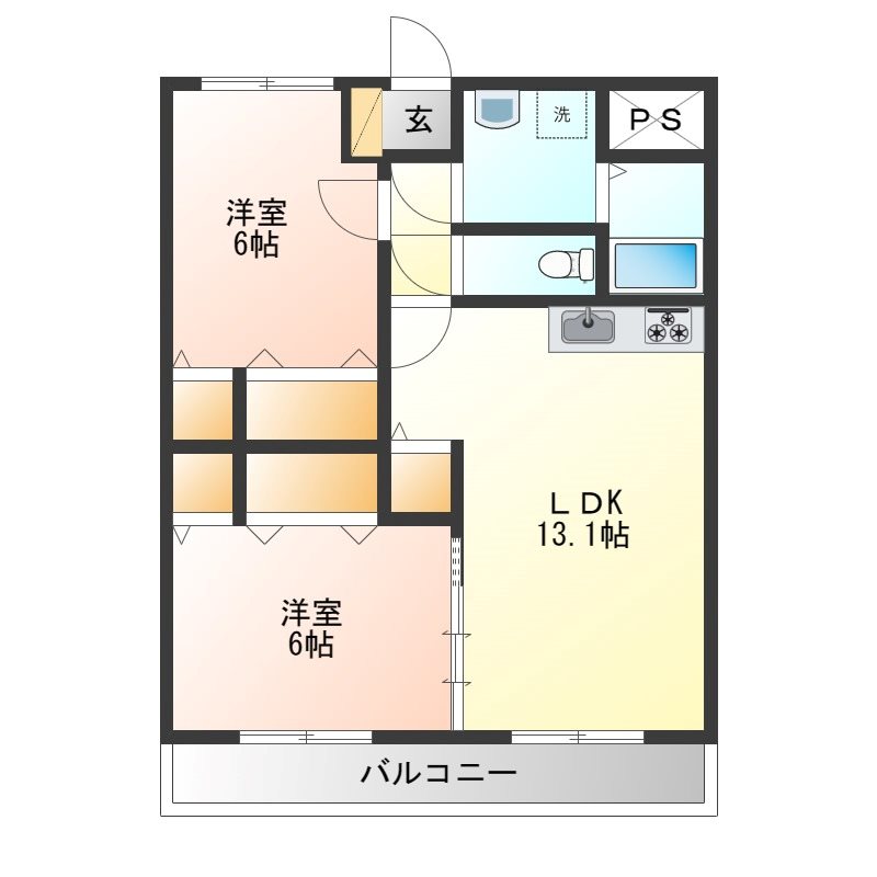 キング・ペレ 間取り図