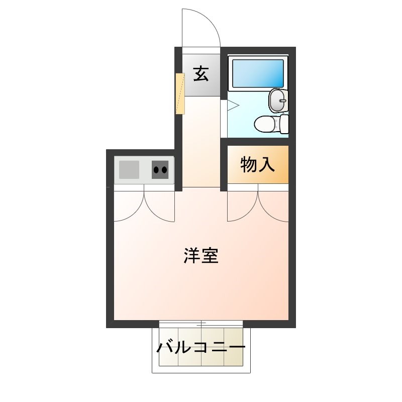 ハイツマルイ 309号室 間取り