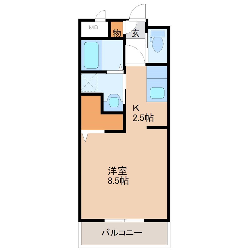 ブランクロスⅡ 間取り図