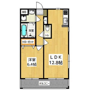 ソル・レヴァンテⅡ 201号室 間取り