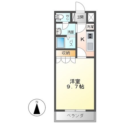 ラワンドゥラＫハウス 102号室 間取り