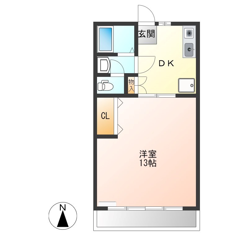 フォレストサイド越戸 間取り図