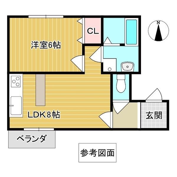 グランコート大曽 302号室 間取り