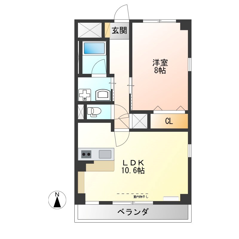 NARABU弐番館 間取り