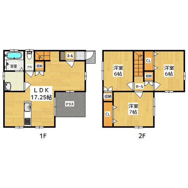 下岡本戸建第1期 間取り