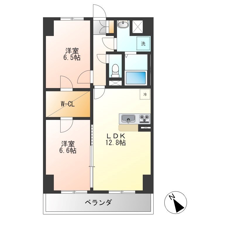 グラース　リオ 906号室 間取り