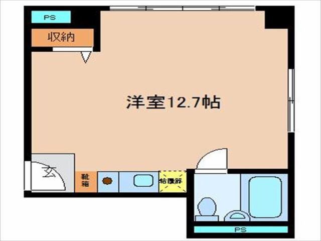 ベルシャンブル 203号室 間取り