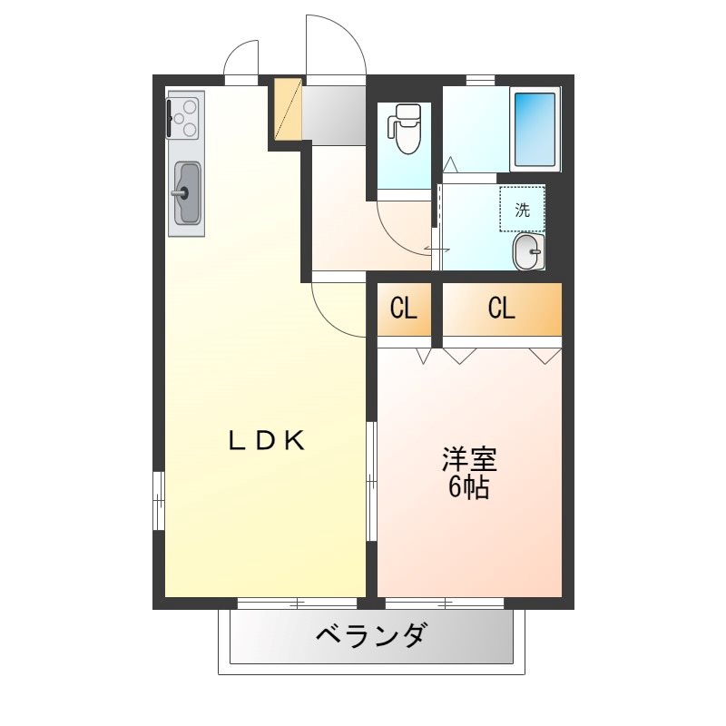 メゾンフルーレA 間取り