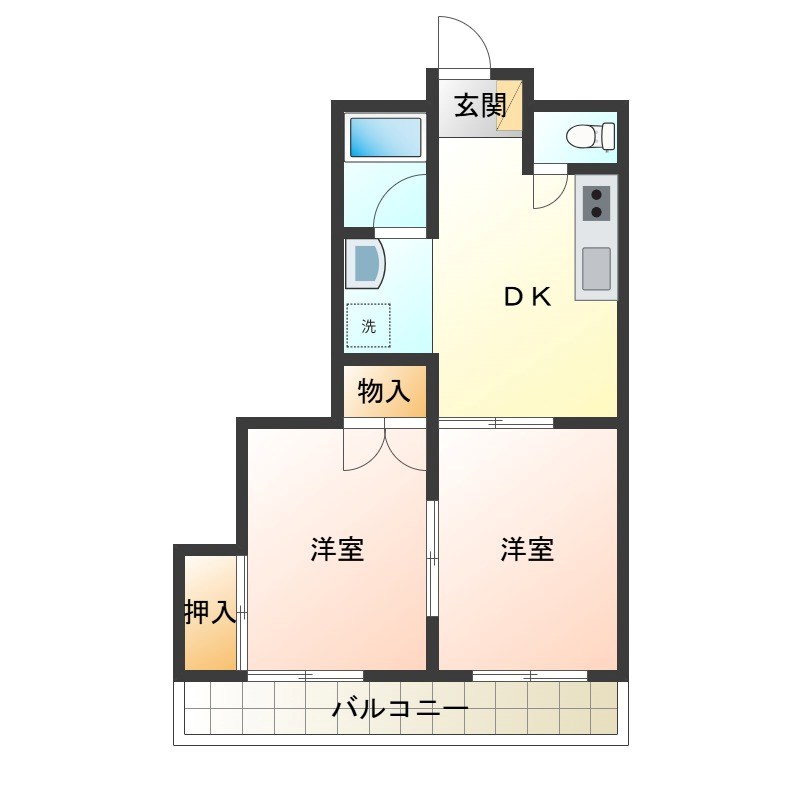 ハーマナイズ21 間取り図