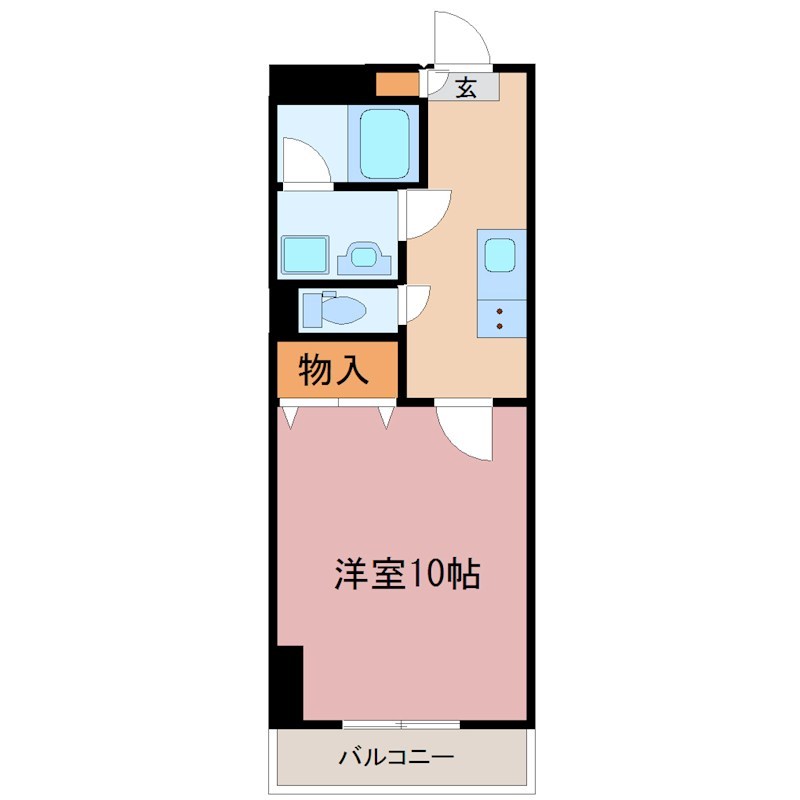 ロイヤル金信Ⅳ 405号室 間取り