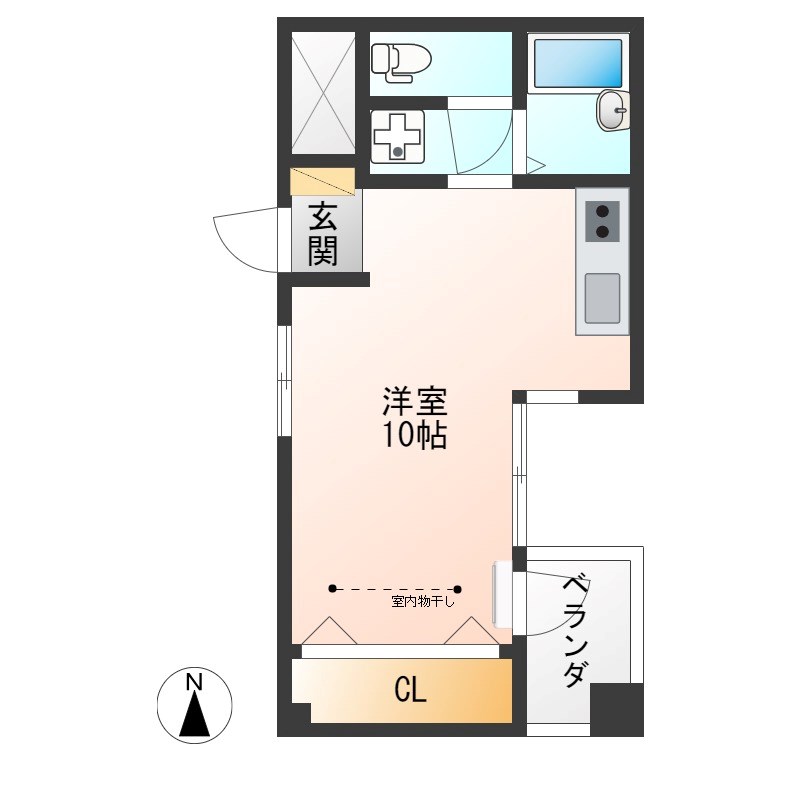 OAPエスペランサ 102号室 間取り