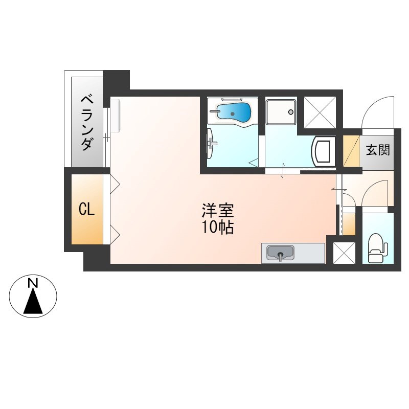 CASA Rilassante 303号室 間取り
